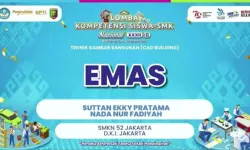 Suttan Ekky Pratama  Nada Nur Fadiyah Peraih Emas dalam LKS Nasional XXXII Lampung 2024